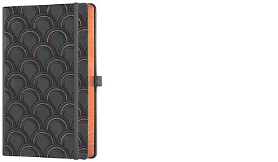 Castelli Notebook (A5), Copper series Art Deco (Ruled, rigid cover)