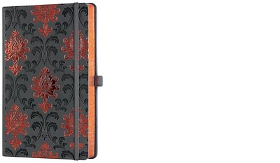 Castelli Notebook (A5), Copper series Baroque (Ruled, rigid cover)