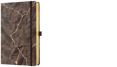 Castelli Notebook (A5), Wabi Sabi series Lightning (Ruled, rigid cover)