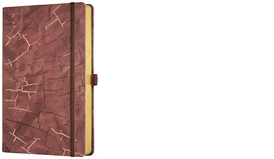 Castelli Notebook (A5), Wabi Sabi series Bark (Ruled, rigid cover)