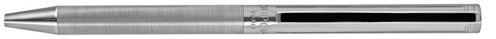Stylo bille Dupont, S.T., série Classique Palladium brossé /Noir