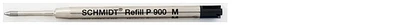 Recharge stylo Schmidt, série Ball Refill Encre noir (P900)