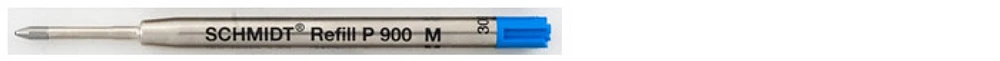 Recharge stylo Schmidt, série Ball Refill Encre bleu (P900)