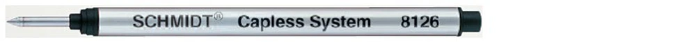 Schmidt Roller refill, Capless System serie Black ink (8126)