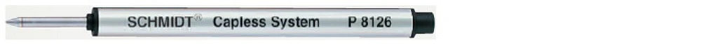 Schmidt Roller refill, Capless System serie Black ink (P8126)