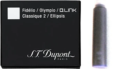 Cartouche d'encre Dupont, S.T., série Recharge & encre Encre bleu royale