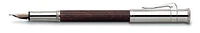 Faber-Castell, Graf von Fountain pen, Precious wood & Platinum serie Dark brown