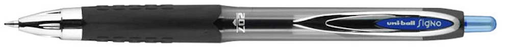 Stylo encre gel Uni-Ball, série Signo RT 207 Encre bleue