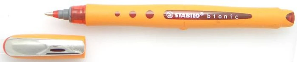 Stylo à bille roulante Stabilo, série Bionic Worker Encre rouge