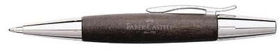 Faber-Castell Ballpoint pen, E-motion Wood/Chrome serie Black