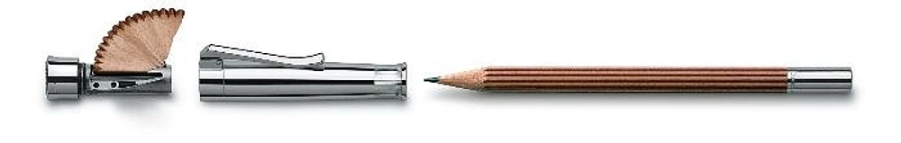 Crayon à mine en bois Faber-Castell, Graf von, série Perfect Pencil Brun