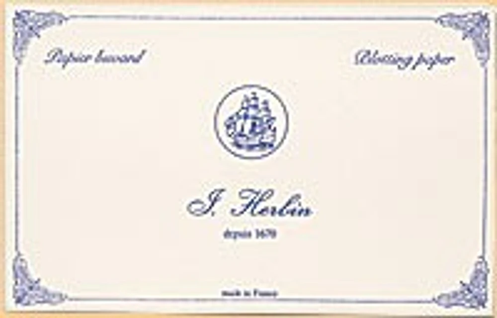 Papier Buvard J.Herbin, série Accessoires d'écriture Blanc