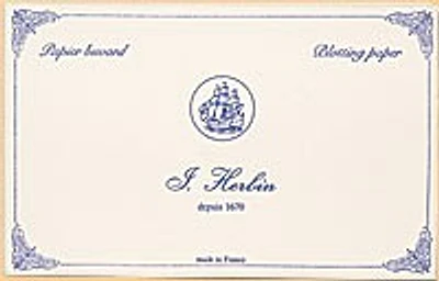 Papier Buvard J.Herbin, série Accessoires d'écriture Blanc