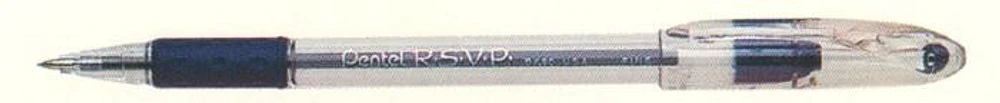 Stylo bille Pentel , série R.S.V.P Encre bleu