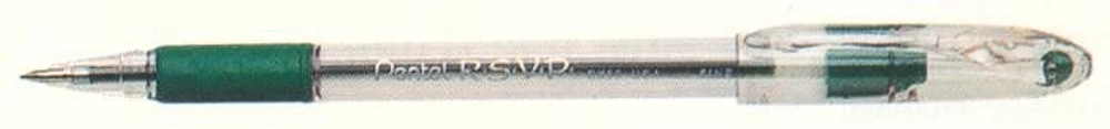 Stylo bille Pentel , série R.S.V.P Encre verte