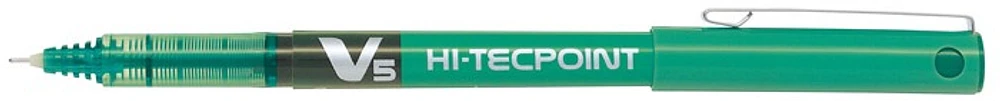 Pilot Roller ball, V series Green ink