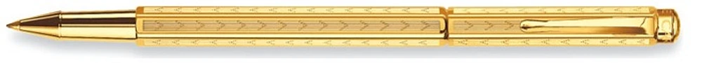 Caran d'Ache Roller ball, Ecridor Chevron series Gilded