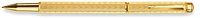 Caran d'Ache Roller ball, Ecridor Chevron series Gilded
