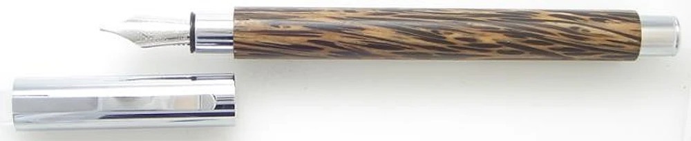 Stylo plume Faber-Castell, série Ambition Cocos Brun