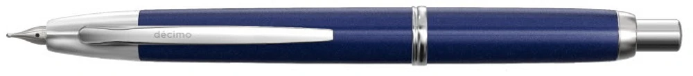 Stylo plume Pilot, série Capless Decimo Retractable Bleu foncé