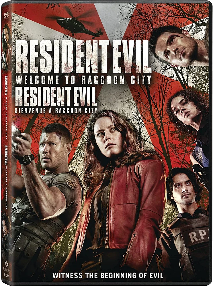 RESIDENT EVIL:  WELCOME TO RACCOON CITY DVD