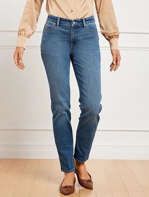 Slim Ankle Jeans - Culver Wash Curvy Fit