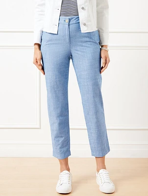 Perfect Crops - Newport Chambray