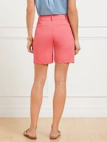 Scallop Hem Shorts
