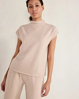 Fleece Funnel Neck Top