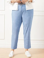 Perfect Crops - Newport Chambray