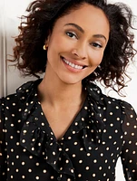 Ruffle Top - Daisy Dot