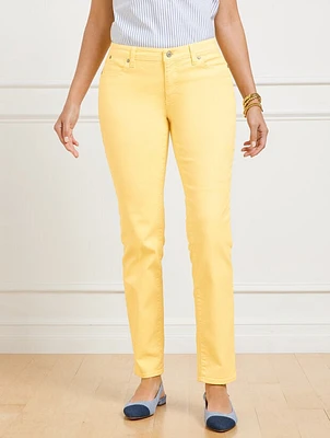 Slim Ankle Jeans - Garment Dye Curvy Fit