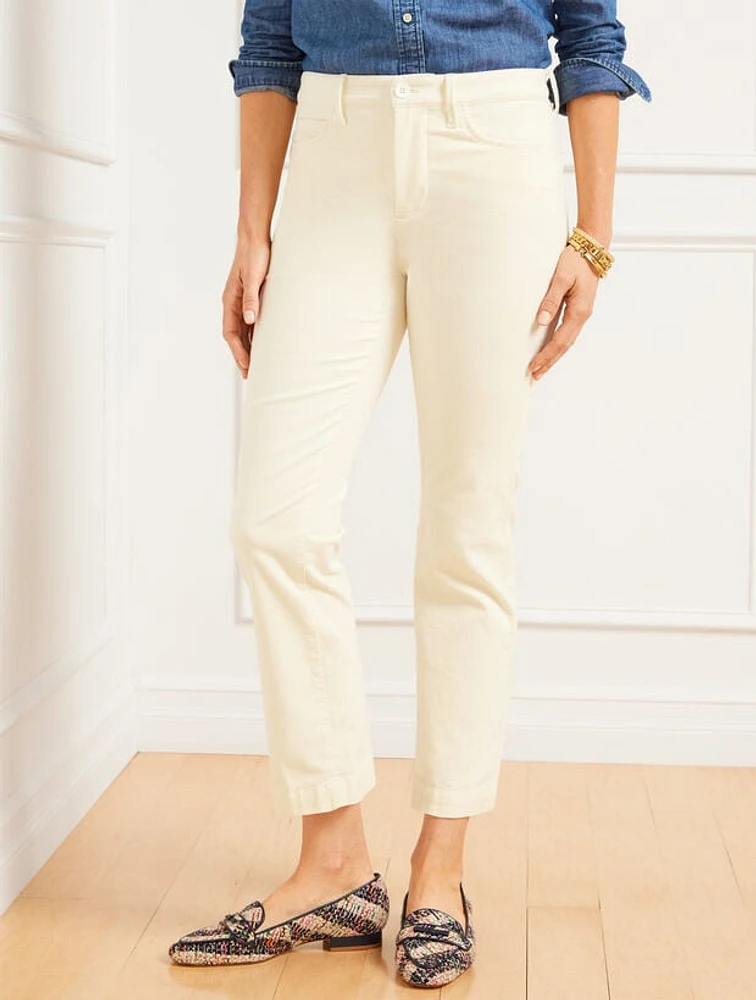 Stretch Corduroy Demi Boot Pants