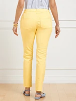 Slim Ankle Jeans - Garment Dye Curvy Fit