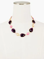 Faceted Stones Necklace