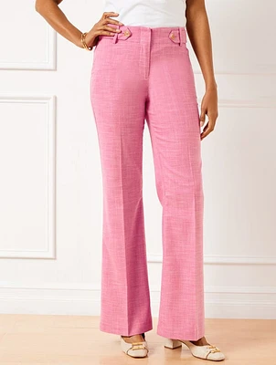 Flare Leg Twill Pants