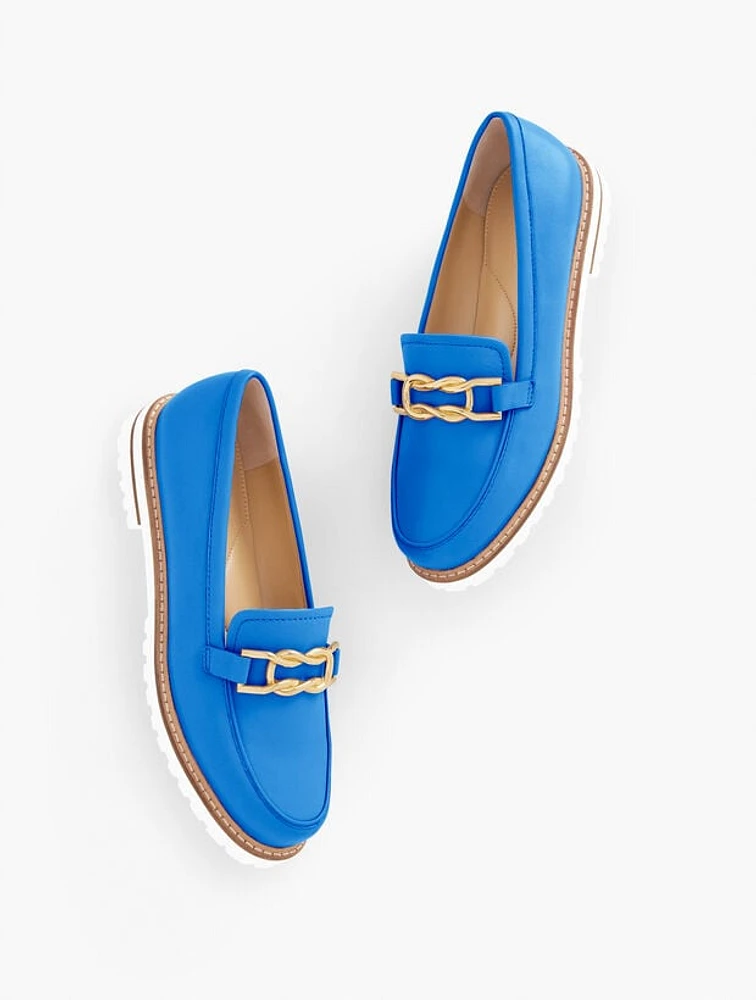 Laura Link Nappa Loafers