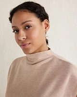 Fleece Funnel Neck Top