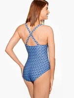 Aqua Club Scoop Neck One-Piece Swimsuit