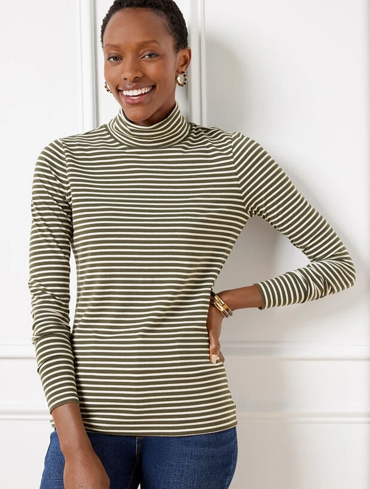 Classic Turtleneck - Cheer Stripe