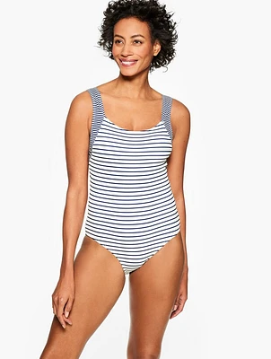 Sun Ocean Sand Scoop Neck One Piece