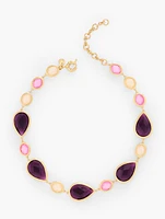 Faceted Stones Necklace