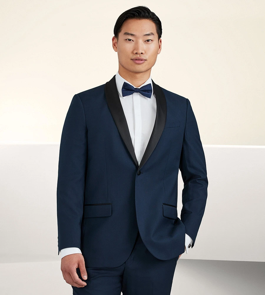 Modern Fit Stretch Shawl Collar Tuxedo Jacket