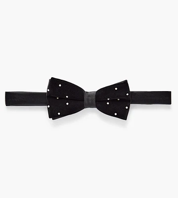 Pearl Velvet Bow Tie