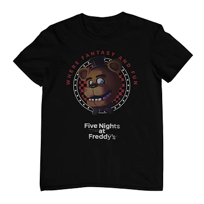 Five Nights at Freddy's : la fantaisie et l'amusement- T-Shirt Noir