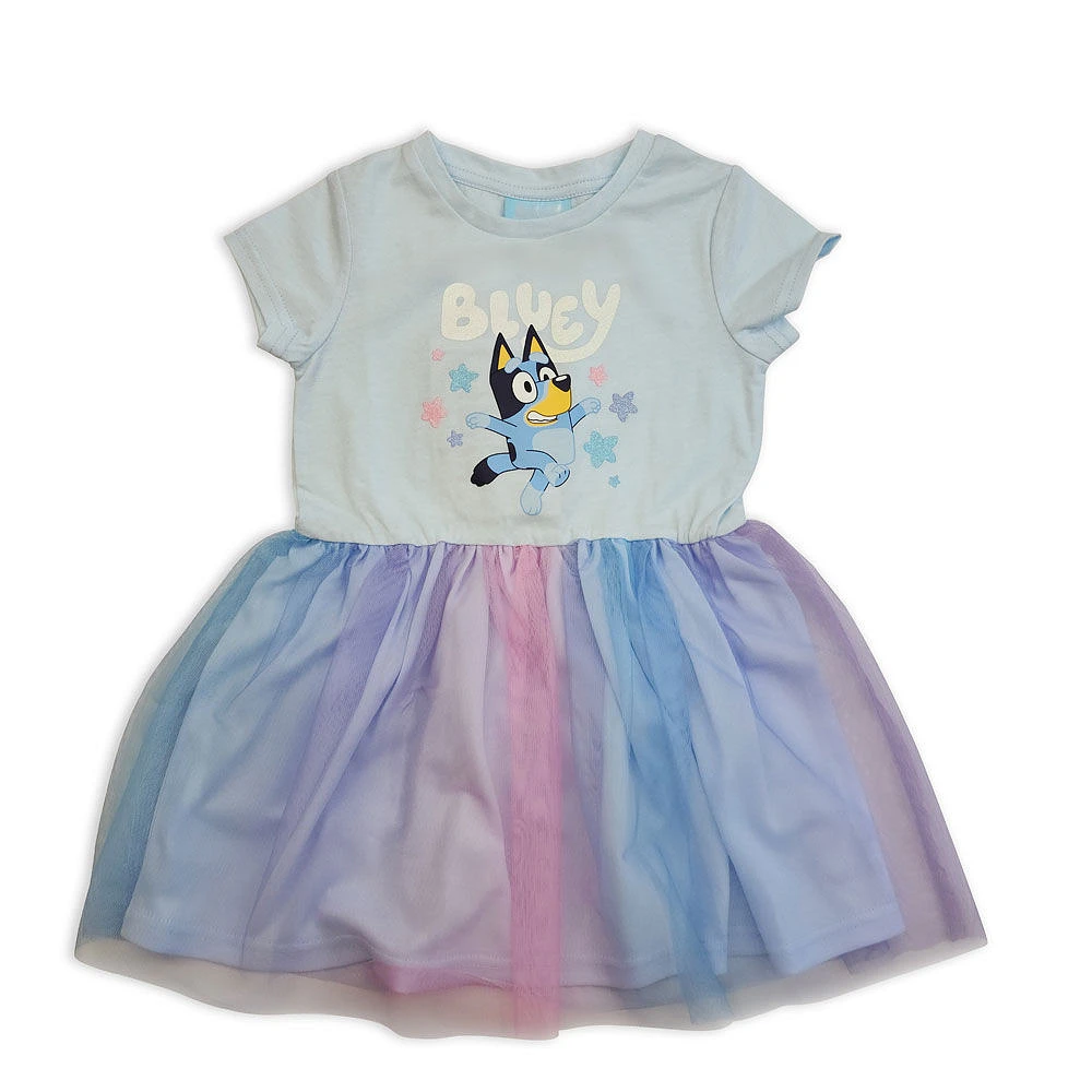 Robe Tutu à Manches Courtes Bluey