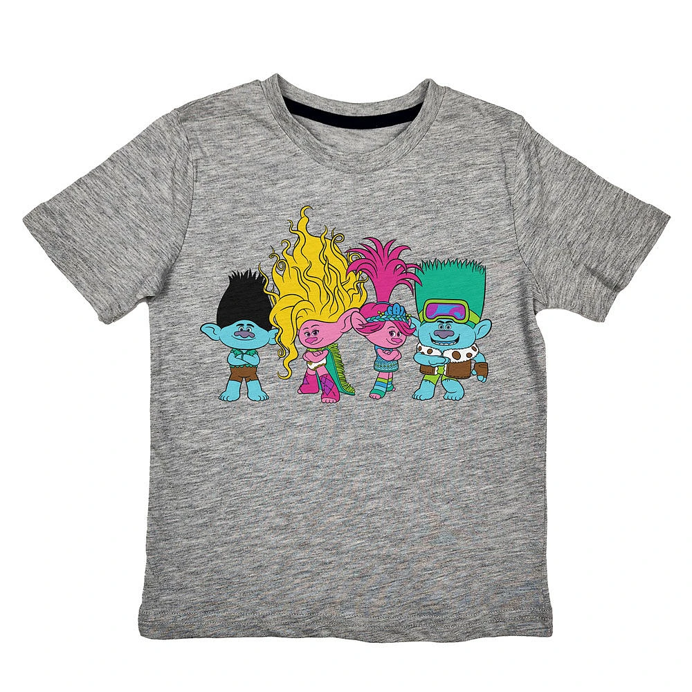 T-shirt à manches courtes Trolls - Gris - 6