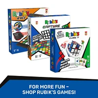 Rubik's, Cube d'apprentissage, Apprenez à résoudre un cube 3x3 avec des autocollants, un guide et des vidéos | Jeu à manipuler antistress | Cube à manipuler pour adultes