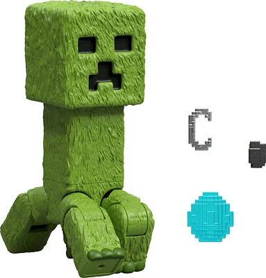 Minecraft-Figurine articulée Creeper-taille de 10cm et accessoires