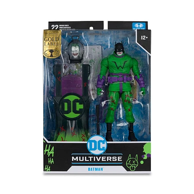 DC Multiverse Batman (Jokerized) (Last Knight on Earth) Gold Label 7" Action Figure